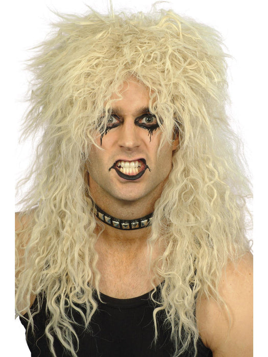 Buy Hard Rocker Long Two-Tone Blonde Wig for Adults from Costume Super Centre AU