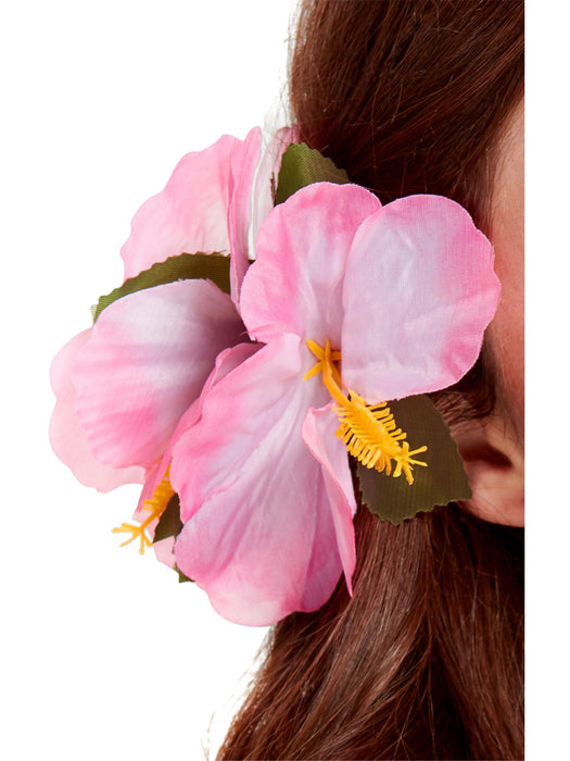 Buy Hawaiian Flower Hair Clip - Pink Hibiscus from Costume Super Centre AU