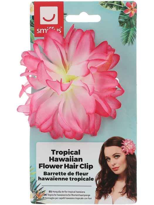Buy Hawaiian Flower Hair Clip - Pink from Costume Super Centre AU