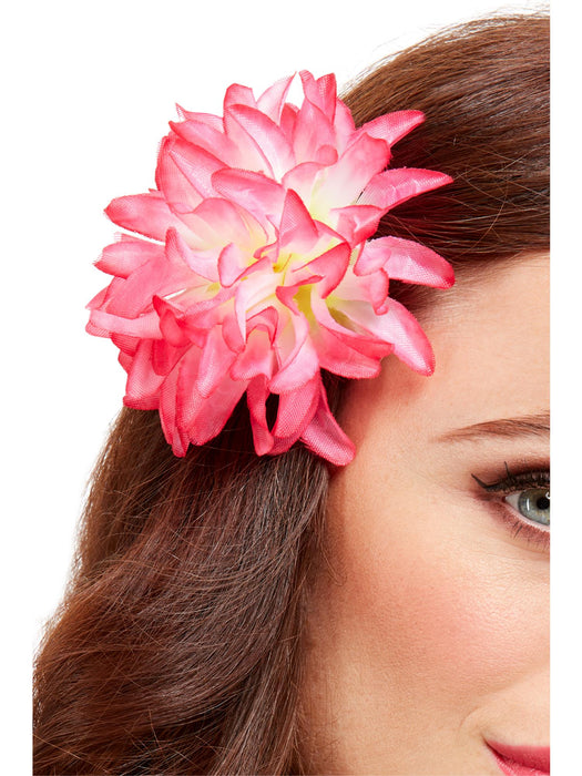 Buy Hawaiian Flower Hair Clip - Pink from Costume Super Centre AU