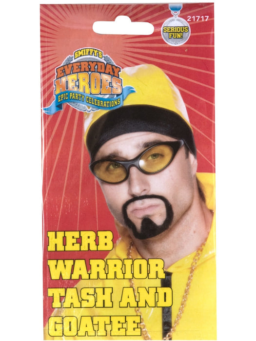 Buy Herb Warrior Tash & Goatee Beard Set for Adults from Costume Super Centre AU