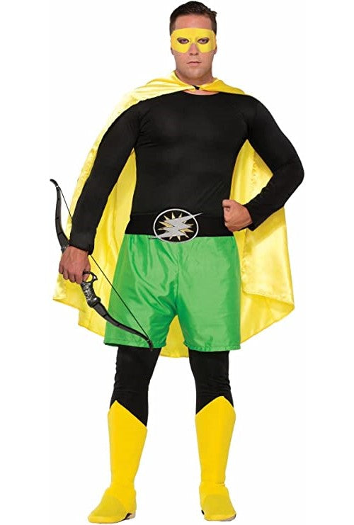 Buy Hero Yellow Mask With Rear Tie for Adults from Costume Super Centre AU