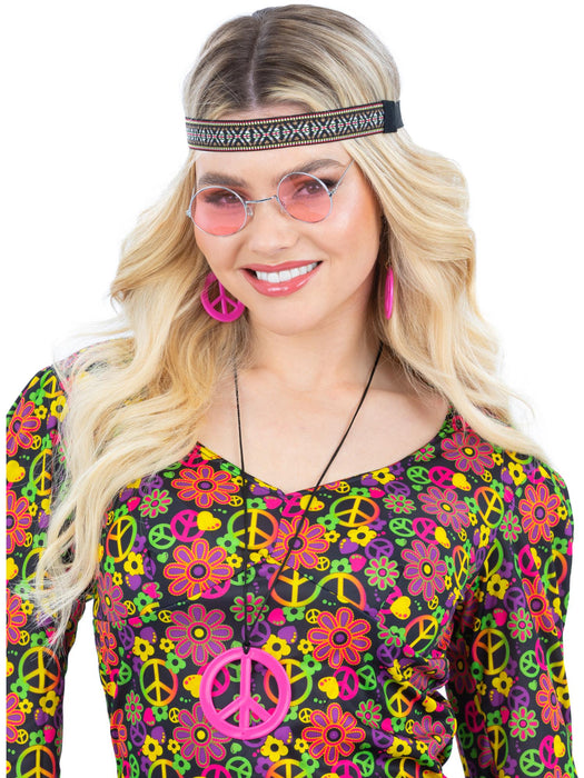 Buy Hippie Pink Accessory Kit for Adults from Costume Super Centre AU