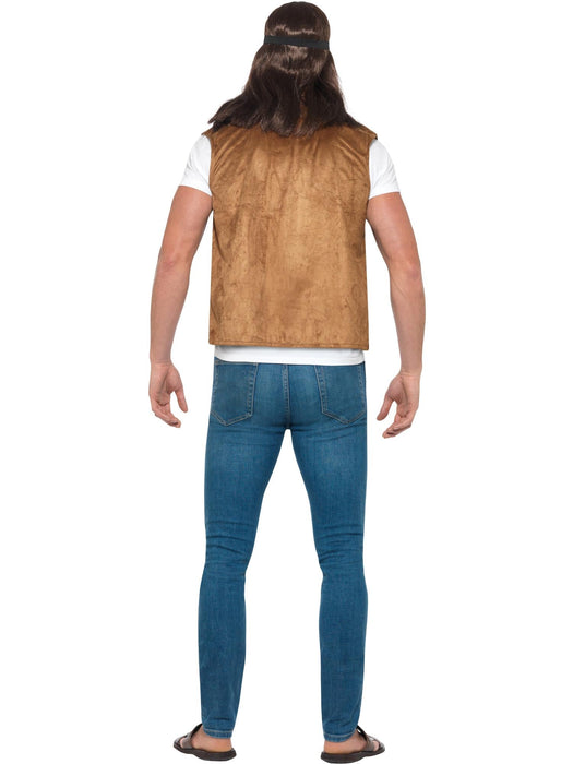 Buy Hippie Unisex Brown Waistcoat for Adults from Costume Super Centre AU