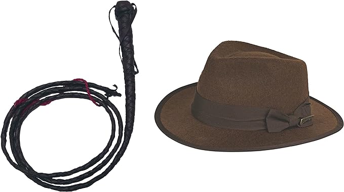 Buy Indiana Jones Hat and Whip Set for Adults - Indiana Jones from Costume Super Centre AU