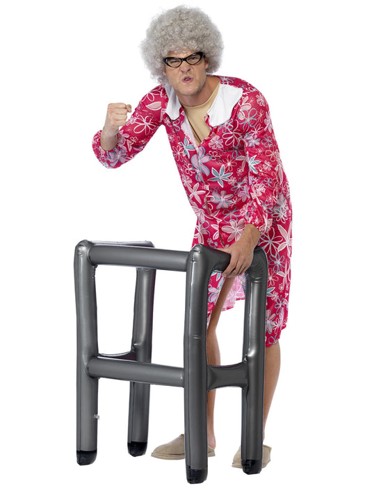 Buy Inflatable Zimmer Frame - Silver from Costume Super Centre AU