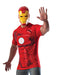 Buy Iron Man Costume T-Shirt & Mask Set for Adults - Marvel Avengers from Costume Super Centre AU