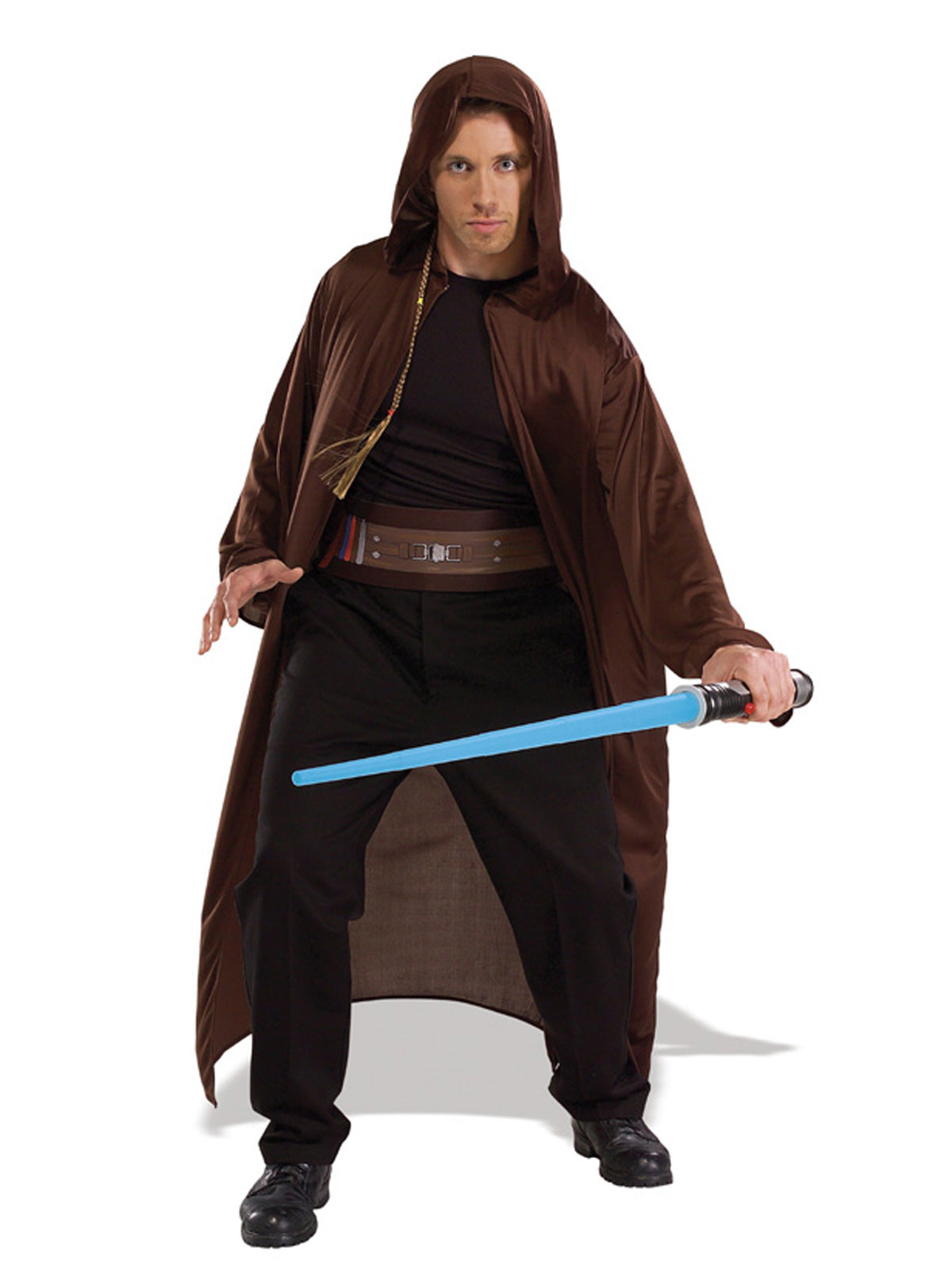 Adult Jedi Kit Star Wars Cloak Belt Lightsaber Braid main image 0
