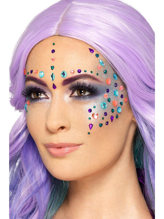 Buy Jewel Face Gems Multi-coloured from Costume Super Centre AU