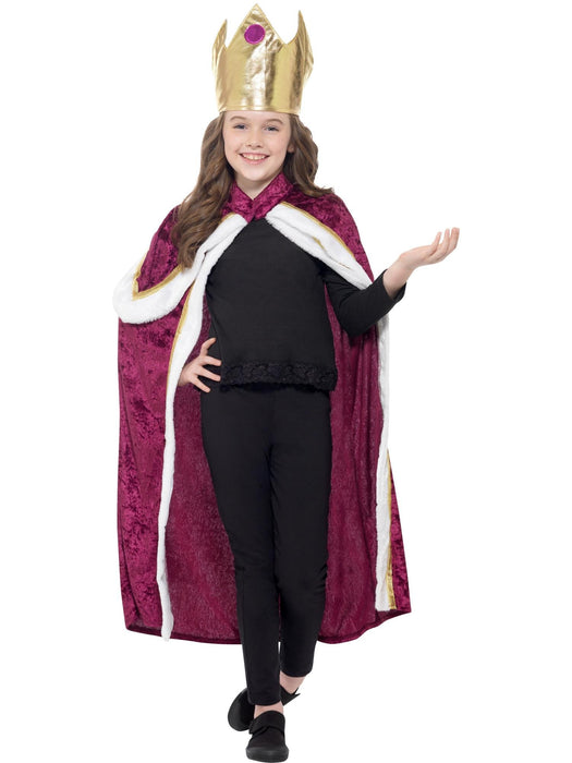 Buy Kiddy King or Queen Costume for Kids - Purple from Costume Super Centre AU