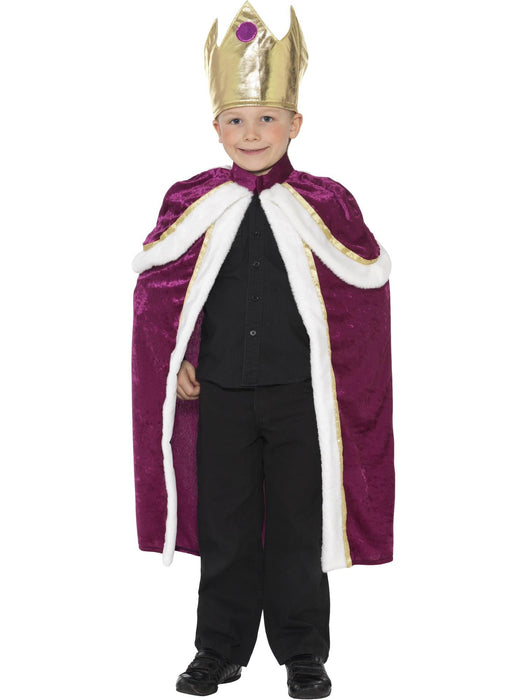 Buy Kiddy King or Queen Costume for Kids - Purple from Costume Super Centre AU
