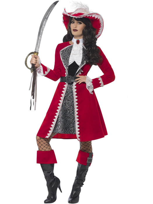 Buy Lady Pirate Captain Deluxe Costume for Adults from Costume Super Centre AU