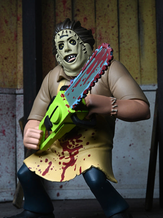 Buy Leatherface (Bloody) 50th Anniversary Toony Terrors - 6" Scale Action Figure - Texas Chainsaw Massacre - NECA Collectibles from Costume Super Centre AU