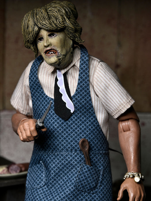 Buy Leatherface with Old Lady Mask - 8" Scale Clothed Action Figure - Texas Chainsaw Massacre - NECA Collectibles from Costume Super Centre AU
