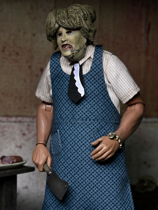 Buy Leatherface with Old Lady Mask - 8" Scale Clothed Action Figure - Texas Chainsaw Massacre - NECA Collectibles from Costume Super Centre AU