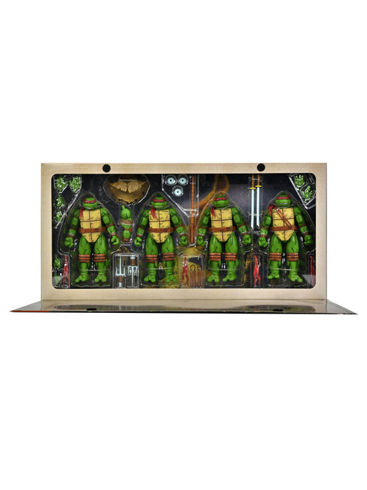 Buy Leonardo, Raphael, Michelangelo & Donatello 4-Pack - 7" Action Figurine - Teenage Mutant Ninja Turtles: Mirage Comics - NECA Collectibles from Costume Super Centre AU