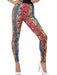 Buy Leopard-Print Leggings for Adults - Neon Multi-Coloured from Costume Super Centre AU