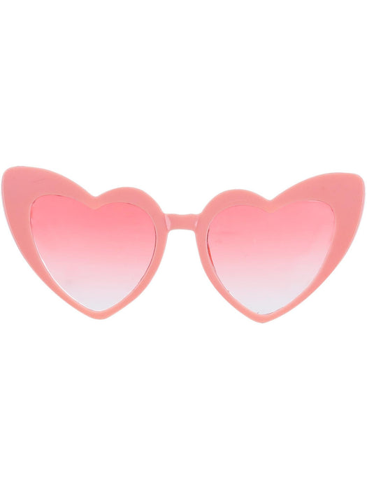 Buy Light Pink Heart Specs for Adults from Costume Super Centre AU