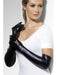 Buy Long Black Wet-Look Gloves for Adults from Costume Super Centre AU