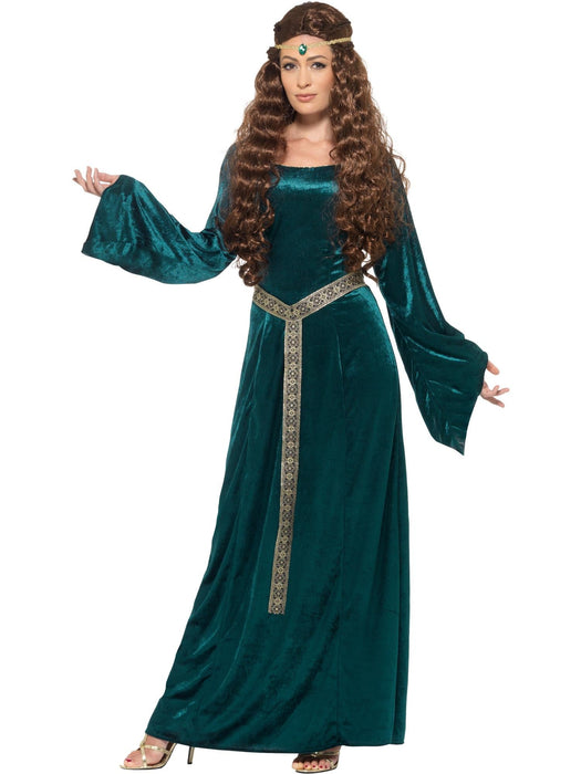Buy Medieval Maid Green Costume for Adults from Costume Super Centre AU