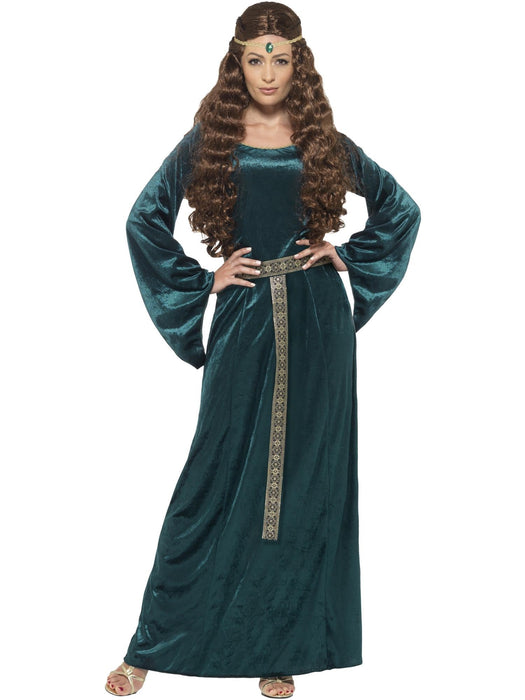 Buy Medieval Maid Green Costume for Adults from Costume Super Centre AU