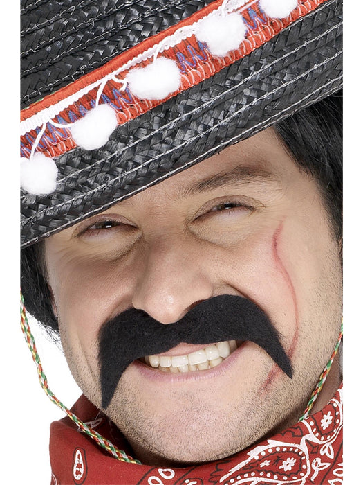 Buy Mexican Bandit Black Moustache for Adults from Costume Super Centre AU