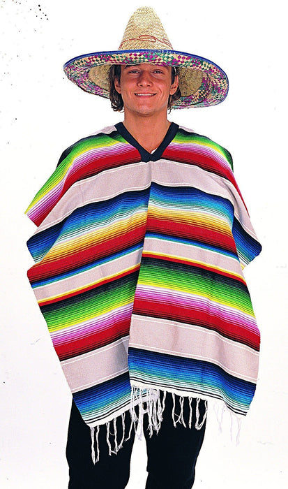Mexican Adult Poncho | Costume Super Centre AU