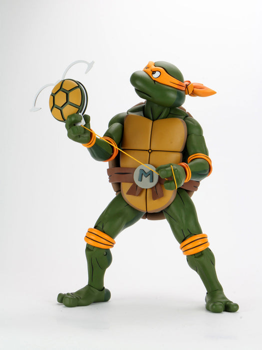 Buy Michelangelo Cartoon Giant Size - 1/4 Scale Action Figurine - Teenage Mutant Ninja Turtles - NECA Collectibles from Costume Super Centre AU
