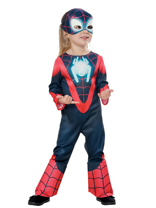 Buy Miles Morales Spider-Man Glow in the Dark Costume for Toddlers - Marvel Spidey & His Amazing Friends from Costume Super Centre AU
