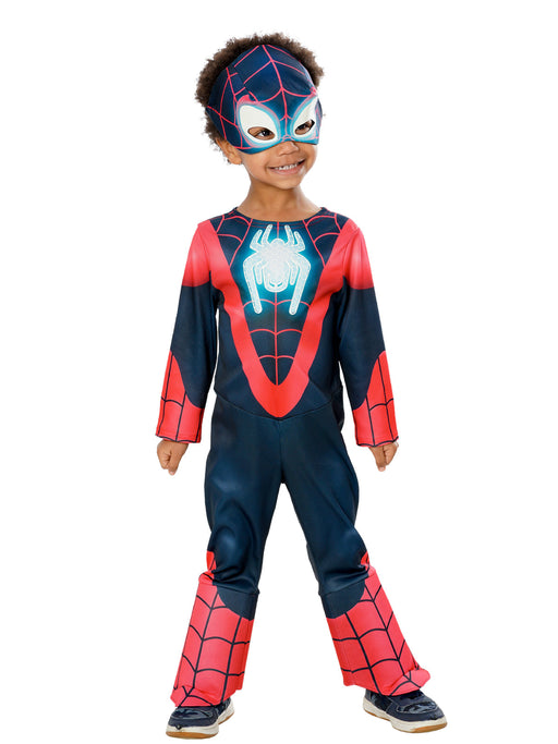 Buy Miles Morales Spider-Man Glow in the Dark Costume for Toddlers - Marvel Spidey & His Amazing Friends from Costume Super Centre AU