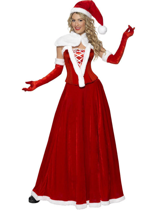 Buy Miss Santa Luxury Costume for Adults - Red from Costume Super Centre AU