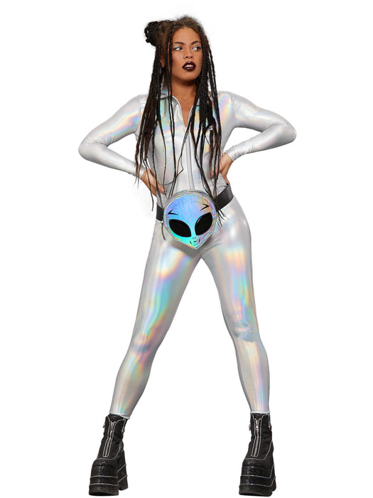 Buy Miss Whiplash Mirror Holographic Fever Costume for Adults from Costume Super Centre AU