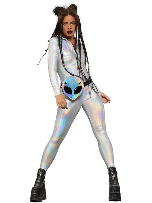 Buy Miss Whiplash Mirror Holographic Fever Costume for Adults from Costume Super Centre AU