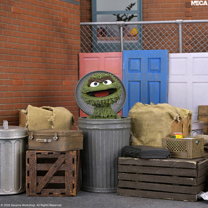 Ultimate Oscar the Grouch - 7" Scale Action Figure - Sesame Street - NECA Collectibles