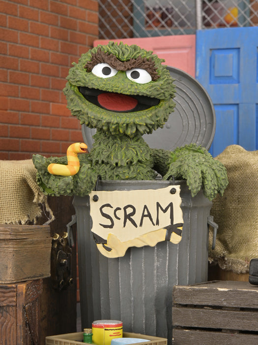 Ultimate Oscar the Grouch - 7" Scale Action Figure - Sesame Street - NECA Collectibles
