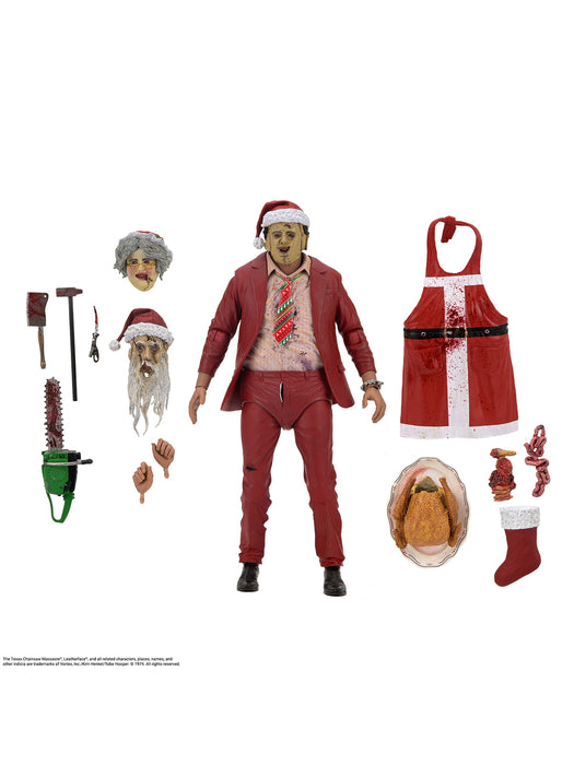 Ultimate Santa Leatherface - 7" Scale Action Figure - Texas Chainsaw Massacre - NECA Collectibles