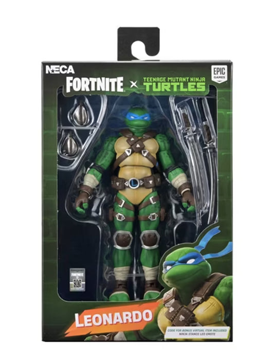 Leonardo - 7" Scale Action Figure - TMNT x Fortnite - NECA Collectibles