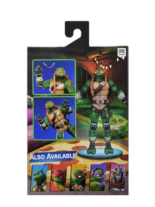 Michelangelo - 7" Scale Action Figure - TMNT x Fortnite - NECA Collectibles