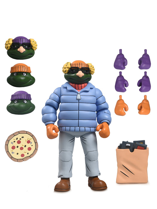 Incognito Michelangelo - 7" Scale Action Figures - TMNT 1987 Cartoon - NECA Collectibles