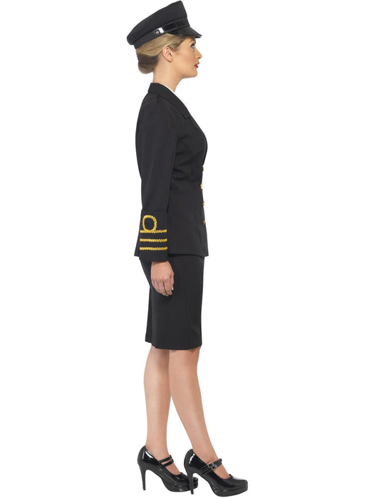 Buy Navy Officer Female Costume for Adults from Costume Super Centre AU