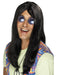 Buy Neil Hippie Black Wig for Adults from Costume Super Centre AU
