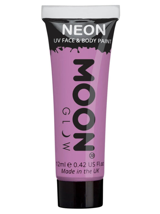 Buy Neon UV Reactive Face & Body Paint Pastel Lilac - Moon Glow from Costume Super Centre AU