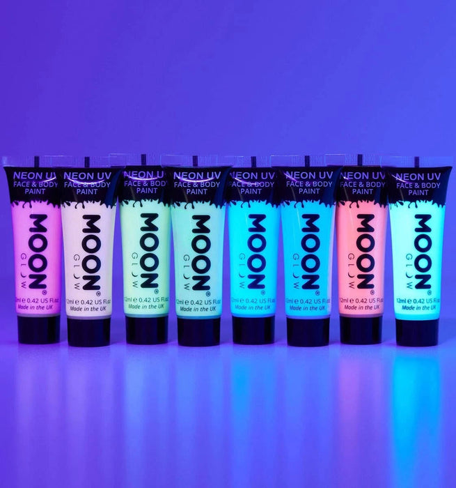 Buy Neon UV Reactive Face & Body Paint Pastel Lilac - Moon Glow from Costume Super Centre AU