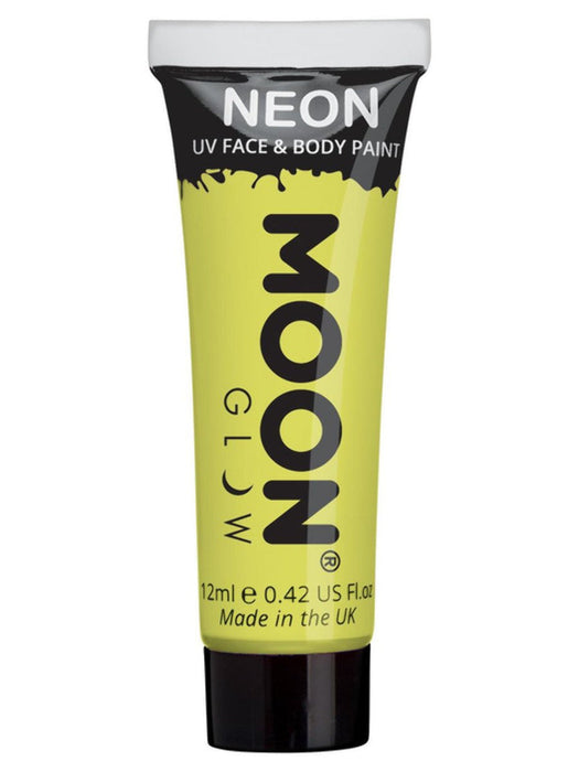 Buy Neon UV Reactive Face & Body Paint Pastel Yellow - Moon Glow from Costume Super Centre AU