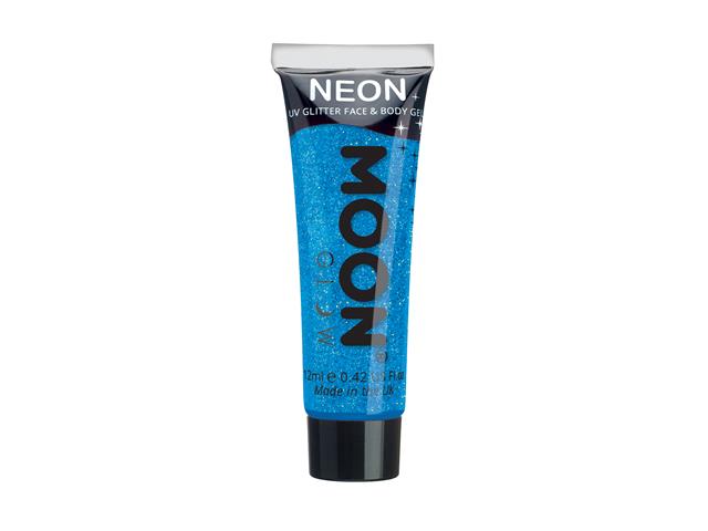 Buy Neon UV Reactive Fine Glitter Gel Blue - Moon Glow from Costume Super Centre AU