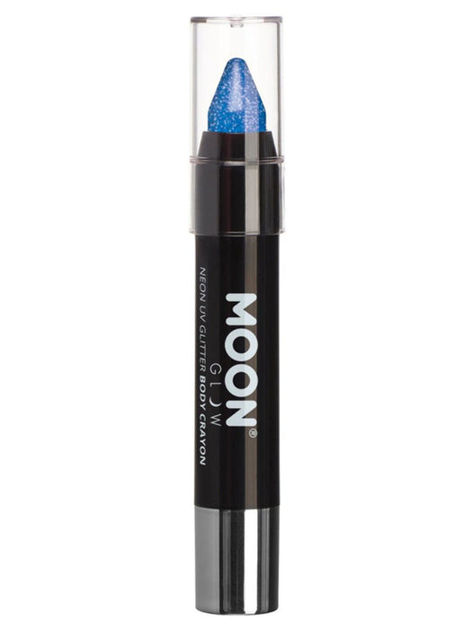Buy Neon UV Reactive Glitter Body Crayon Blue - Moon Glow from Costume Super Centre AU