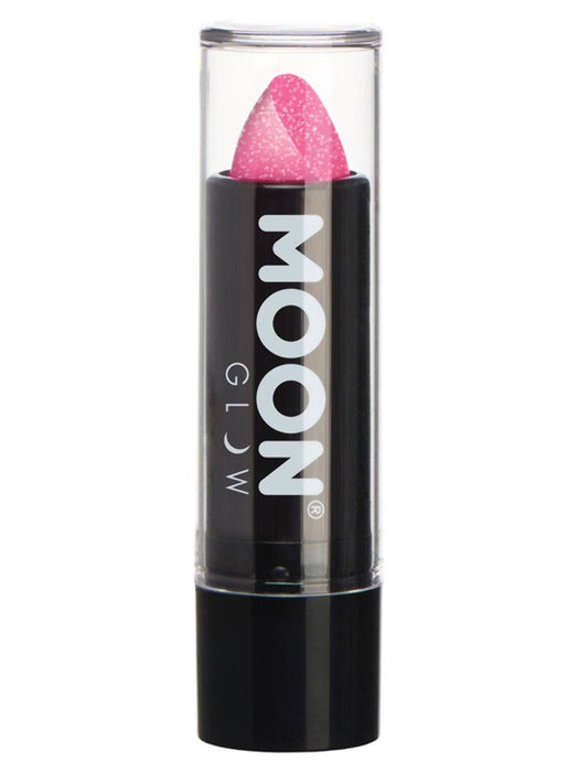 Buy Neon UV Reactive Lipstick Hot Pink Glitter - Moon Glow from Costume Super Centre AU