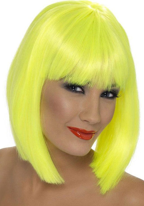 Buy Neon Yellow Glam Wig for Adults from Costume Super Centre AU