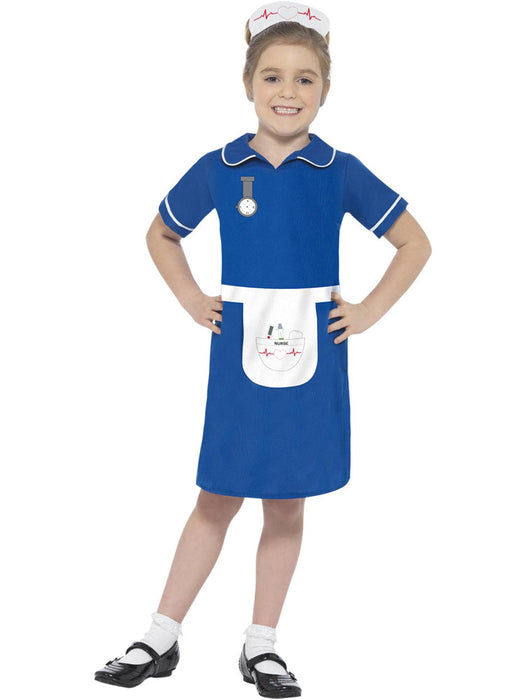 Buy Nurse Blue Uniform Costume for Kids from Costume Super Centre AU
