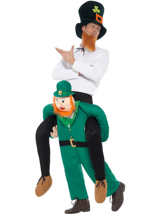 Buy Paddy's Leprechaun Piggy Back Costume for Adults from Costume Super Centre AU